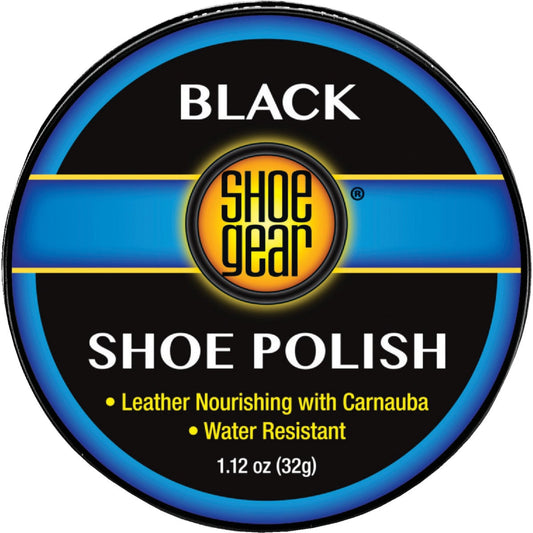 Shoe Gear 1-1/8 Oz. Black Paste Shoe Polish