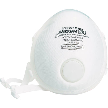 Softseal Large N95 360-Degree Silicone Seal 3D Respirator With Valve