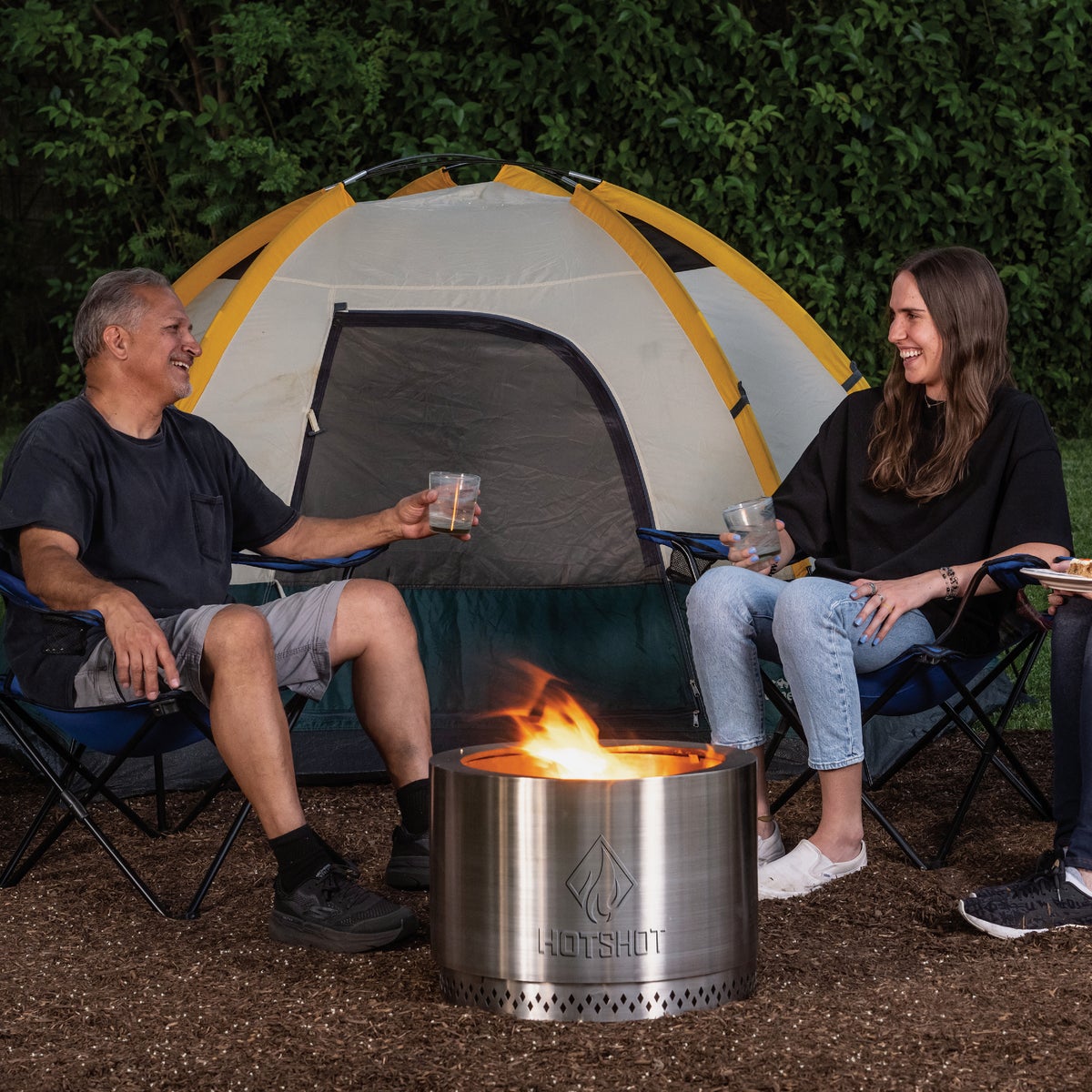 Bond Hotshot 15 In. Portable Wood Burning Fire Pit