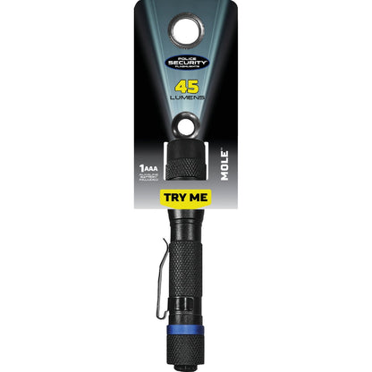 Police Security MOLE Mini 1AAA 45 Lm. LED Flashlight