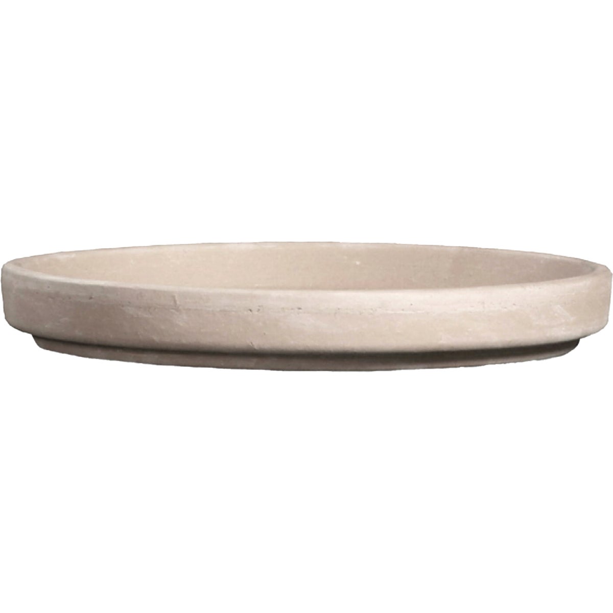 Ceramo 4 In. White Granite Clay Standard Flower Pot Saucer
