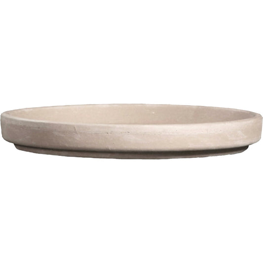 Ceramo 4 In. White Granite Clay Standard Flower Pot Saucer