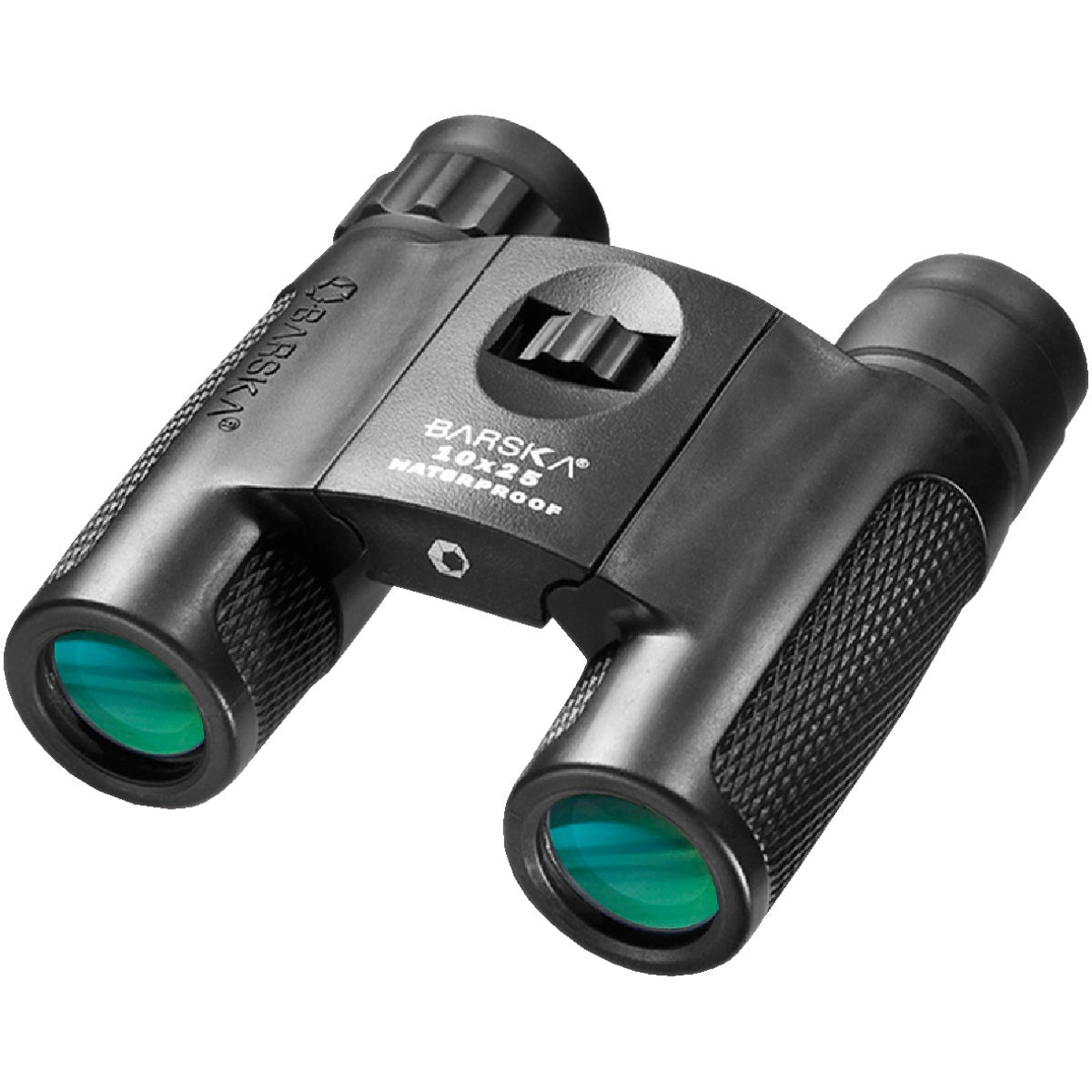 Barska Blackhawk 10 X 25 Gray Rubber-Coated Binoculars