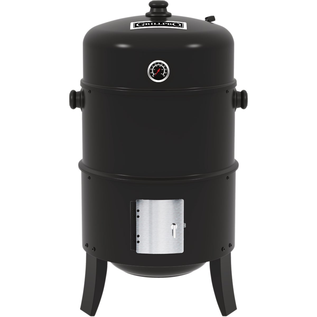 GrillPro 16 In. 400 Sq. In. Upright Traditional Water Charcoal/Pellet Smoker