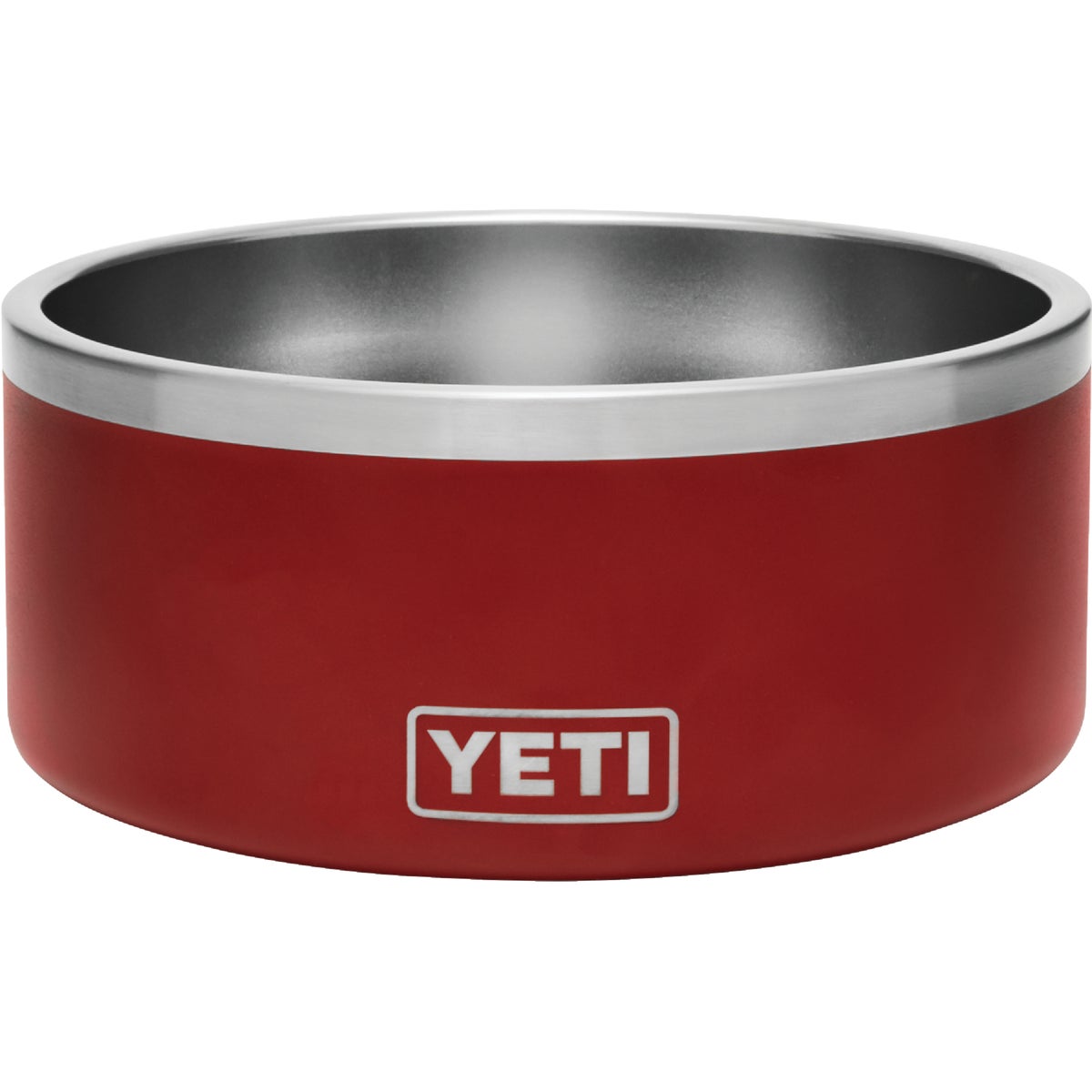 Yeti Boomer 8 Stainless Steel Round 8 C. Dog Food Bowl, Brick Red