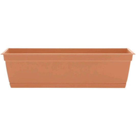 Bloem Ocean Series Dayton 27 In. W. x 9.38 In. H. Recycled Ocean Plastic Coral Deck Box