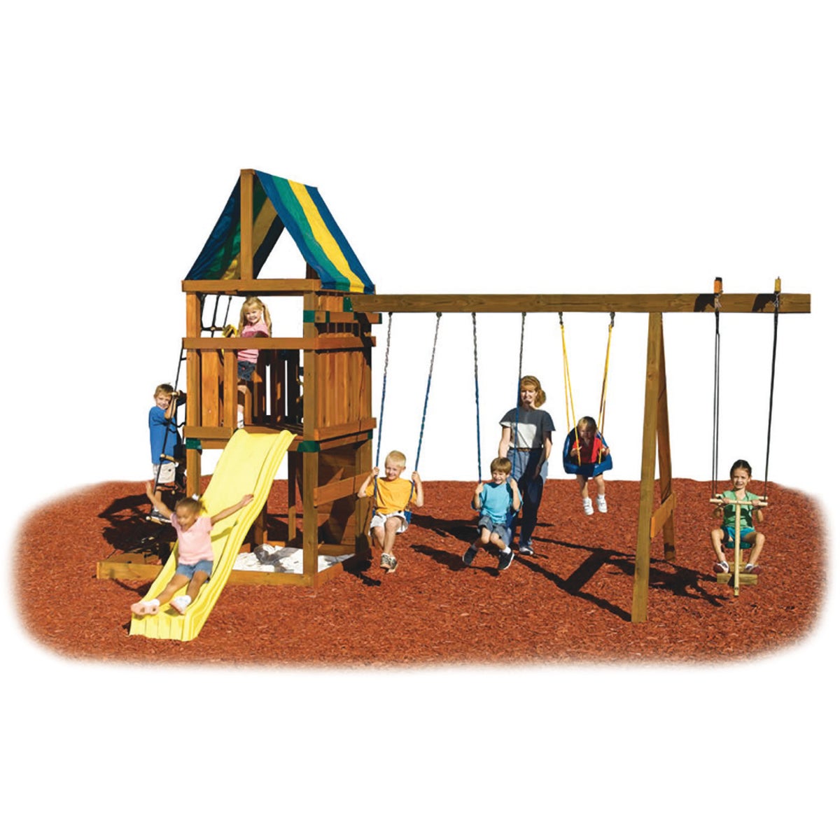 Swing N Slide Alpine Custom Ready-To-Build Swing Set Kit