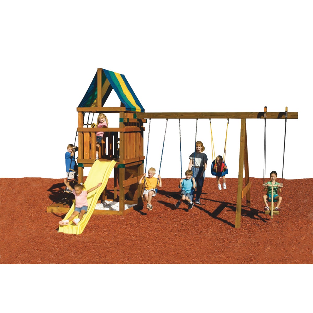 Swing N Slide Alpine Custom Ready-To-Build Swing Set Kit