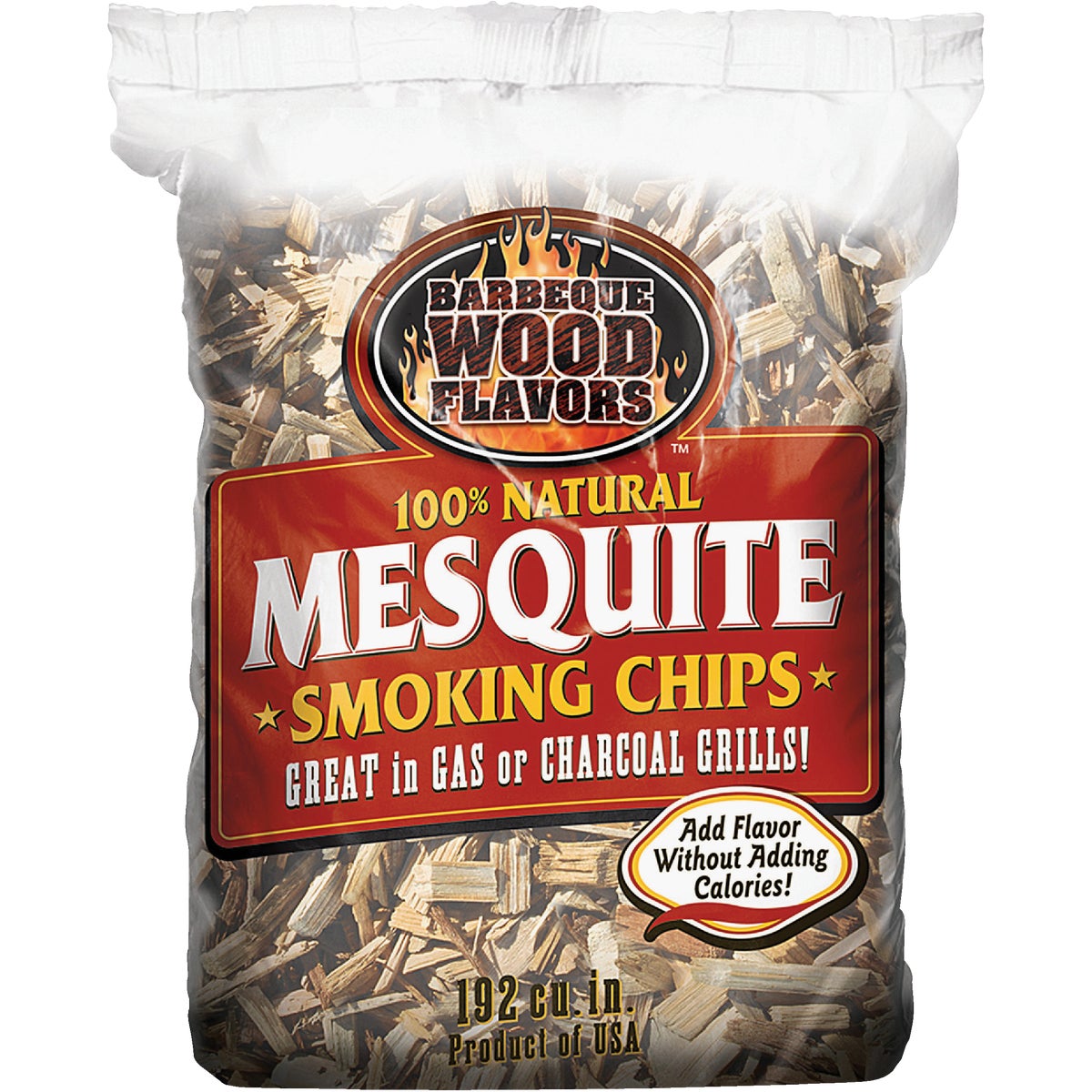 Barbeque Wood Flavors 2.25 Lb. Mesquite Smoking Chips