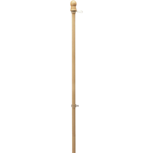 Valley Forge 5 Ft. x 1 In. Wood Anti-Wrap Flag Pole