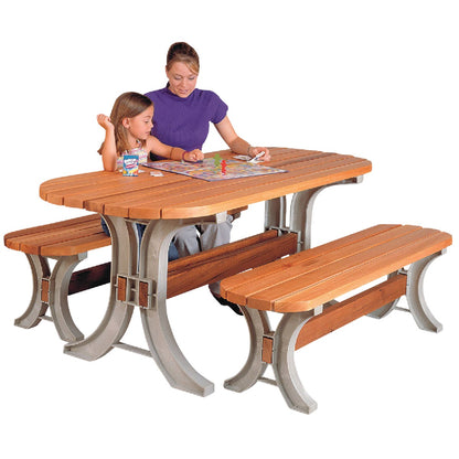 Hopkins Sand Resin Picnic Table Kit- Frame Only