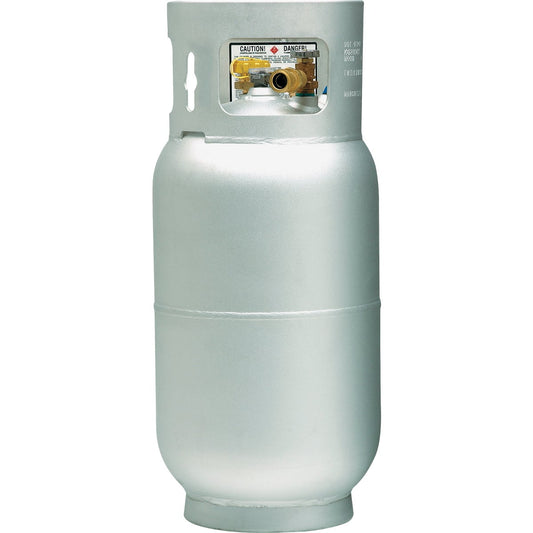 Manchester Tank and Equipment 33.5 Lb. Capacity Aluminum DOT Forklift LP Pre-Purged Propane Cylinder