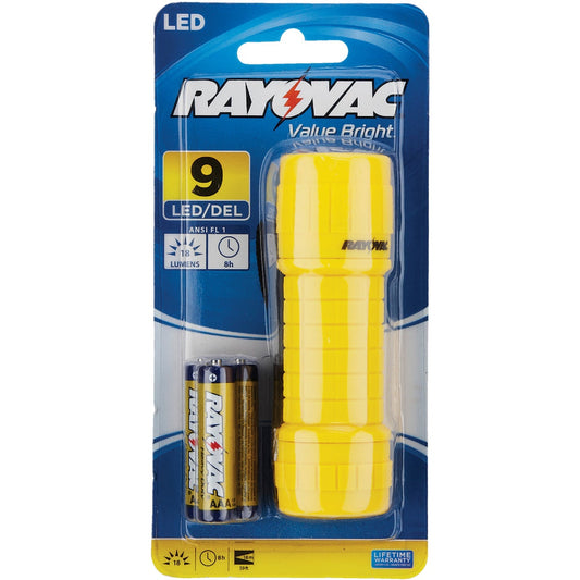 Rayovac Value Bright Yellow Mini LED Flashlight