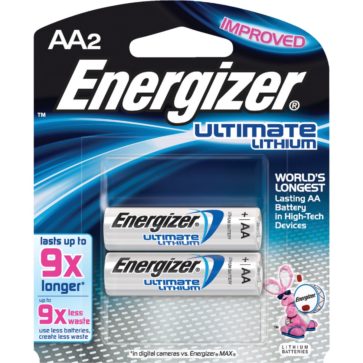 Energizer Ultimate AA Lithium Battery (2-Pack)