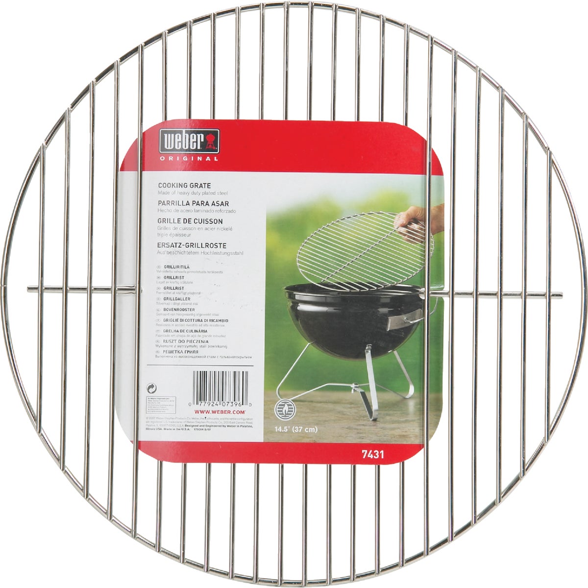 Weber Smokey Joe 14 In. Dia. Stainless Steel Grill Grate