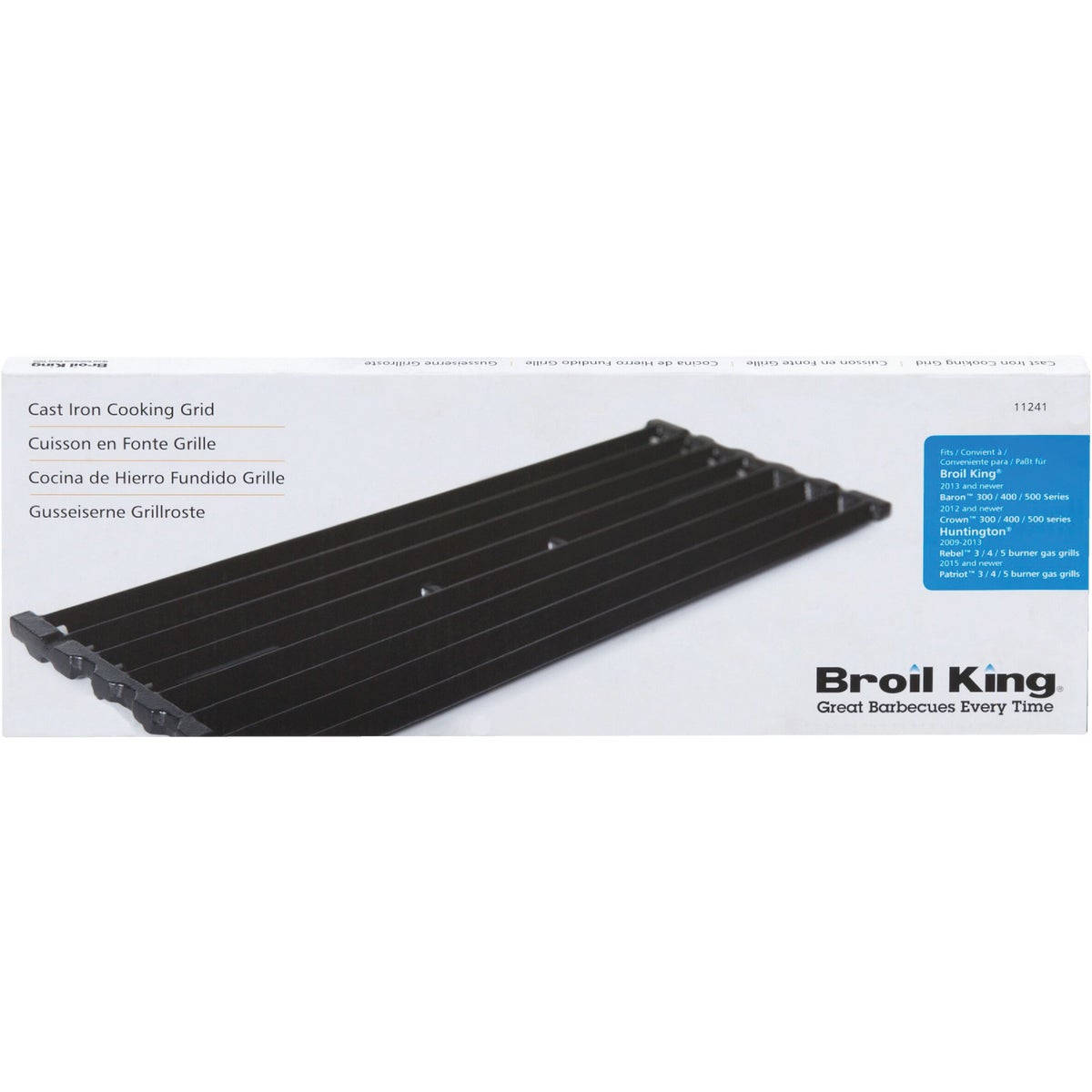 Broil King 6.17 In. x 17.48 In. Cast Iron Cooking Grid