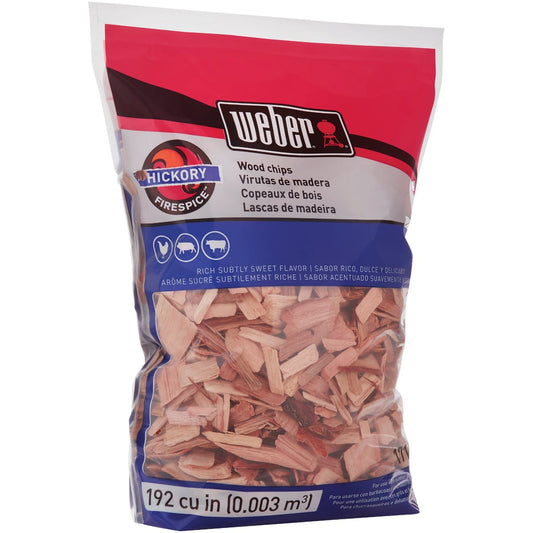 Weber FireSpice 192 Cu. In. Hickory Smoking Chips