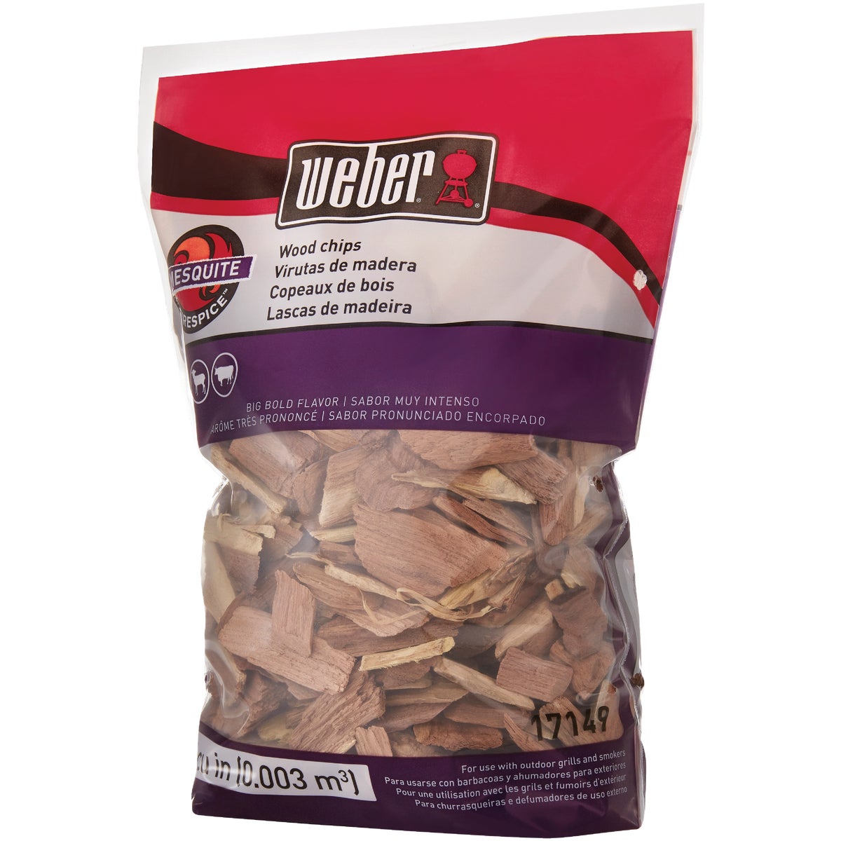 Weber FireSpice 192 Cu. In. Mesquite Smoking Chips