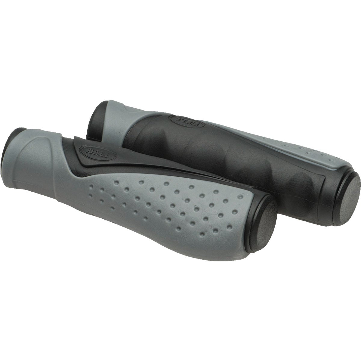 Bell Comfort-Grip Black & Gray Thermo Plastic Rubber Handlebar Grips