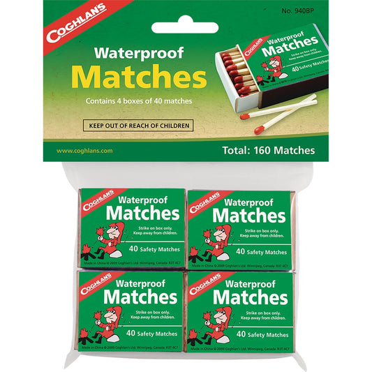 Coghlans Waterproof Matches (4-Pack)