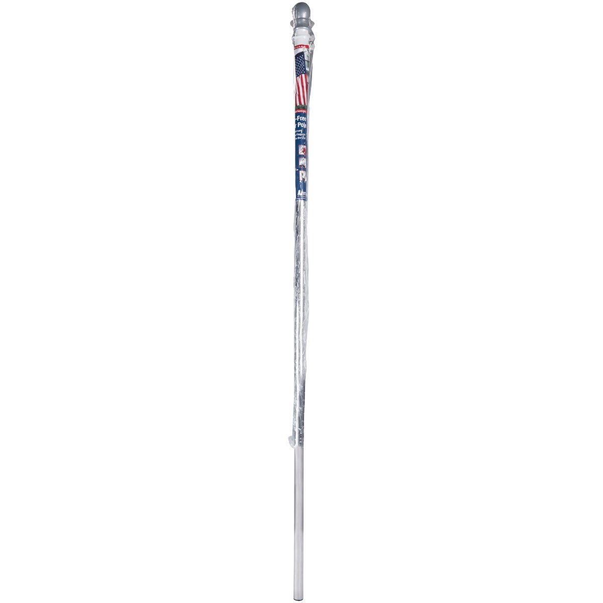 Annin 5 Ft. x 2 In. Brushed Aluminum Banner Flag Pole