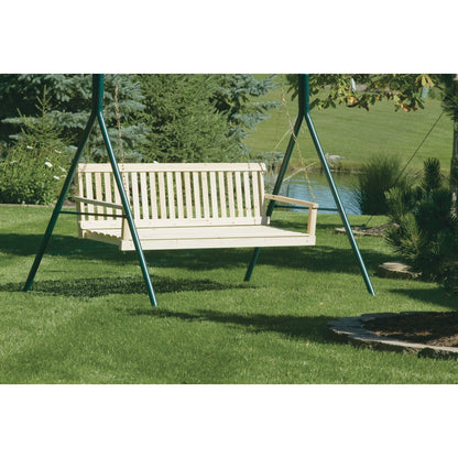 Jack Post Jennings 5Ft. Natural Hardwood Swing with Chains