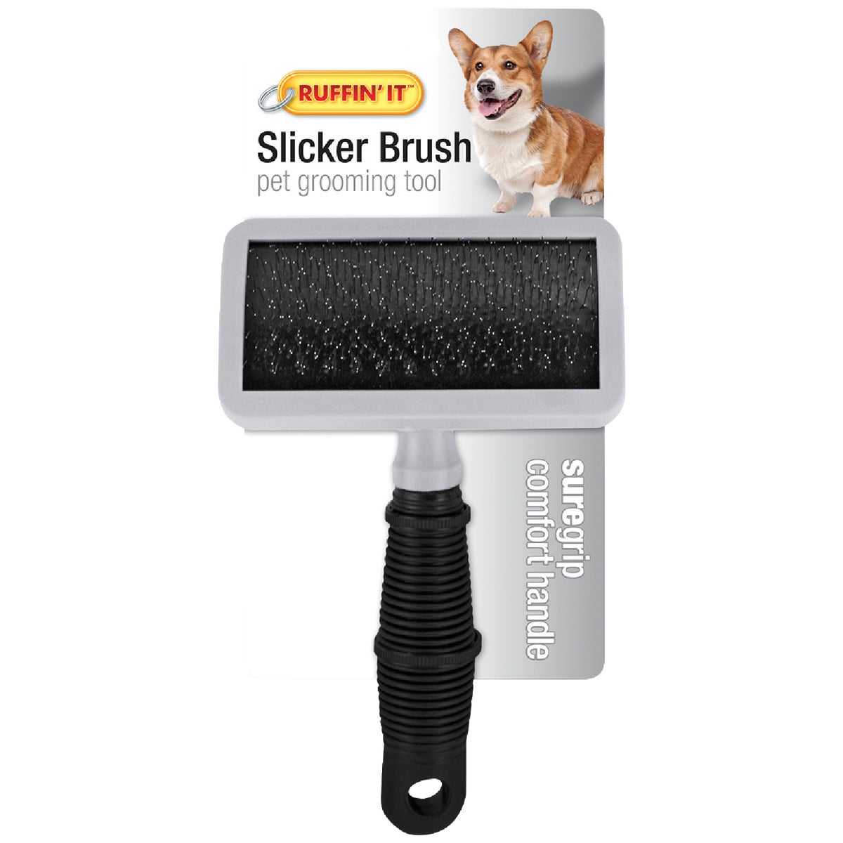 Westminster Pet Ruffin' it Metal Bristle Pet Grooming Slicker Brush