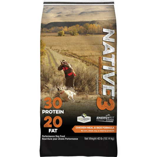 Kent Native Performance 40 Lb. Dry Dog Food, Energy Level 3