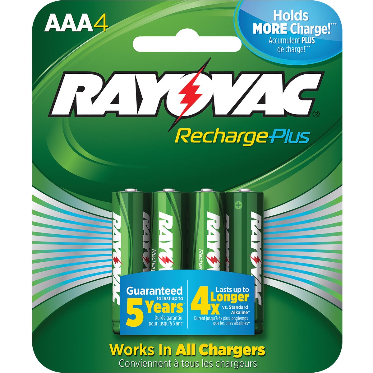 Rayovac AAA NiMH Rechargeable Battery (4-Pack)