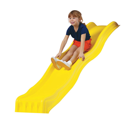 Swing N Slide Cool 7-1/2 Ft. L. Yellow Polyethylene Wave Slide