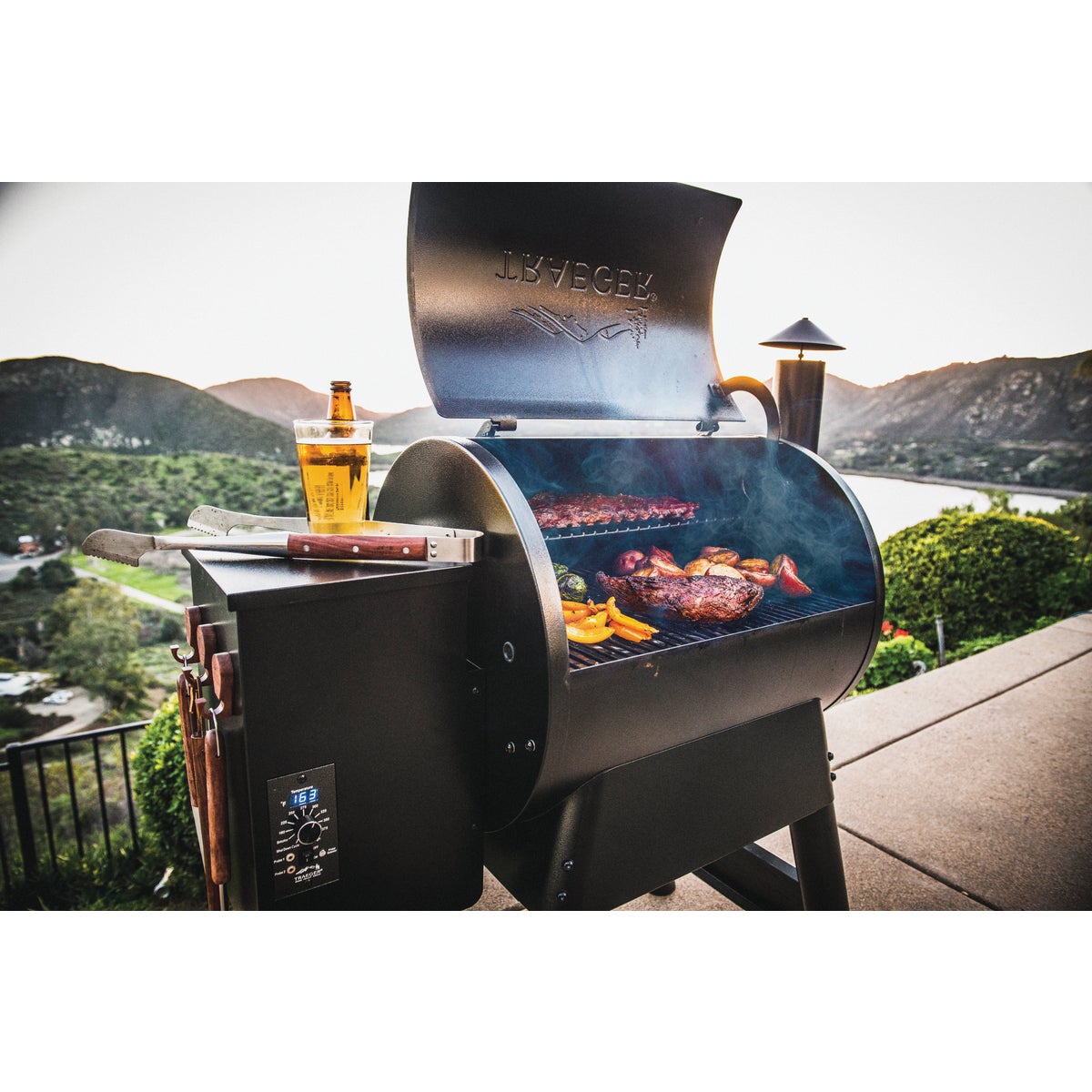 Traeger Pro Series 22 Bronze 20,000-BTU 572 Sq. In. Wood Pellet Grill