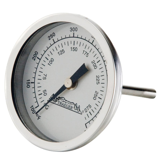 Traeger Analog 3-1/2 In. Stainless Steel Dome Thermometer