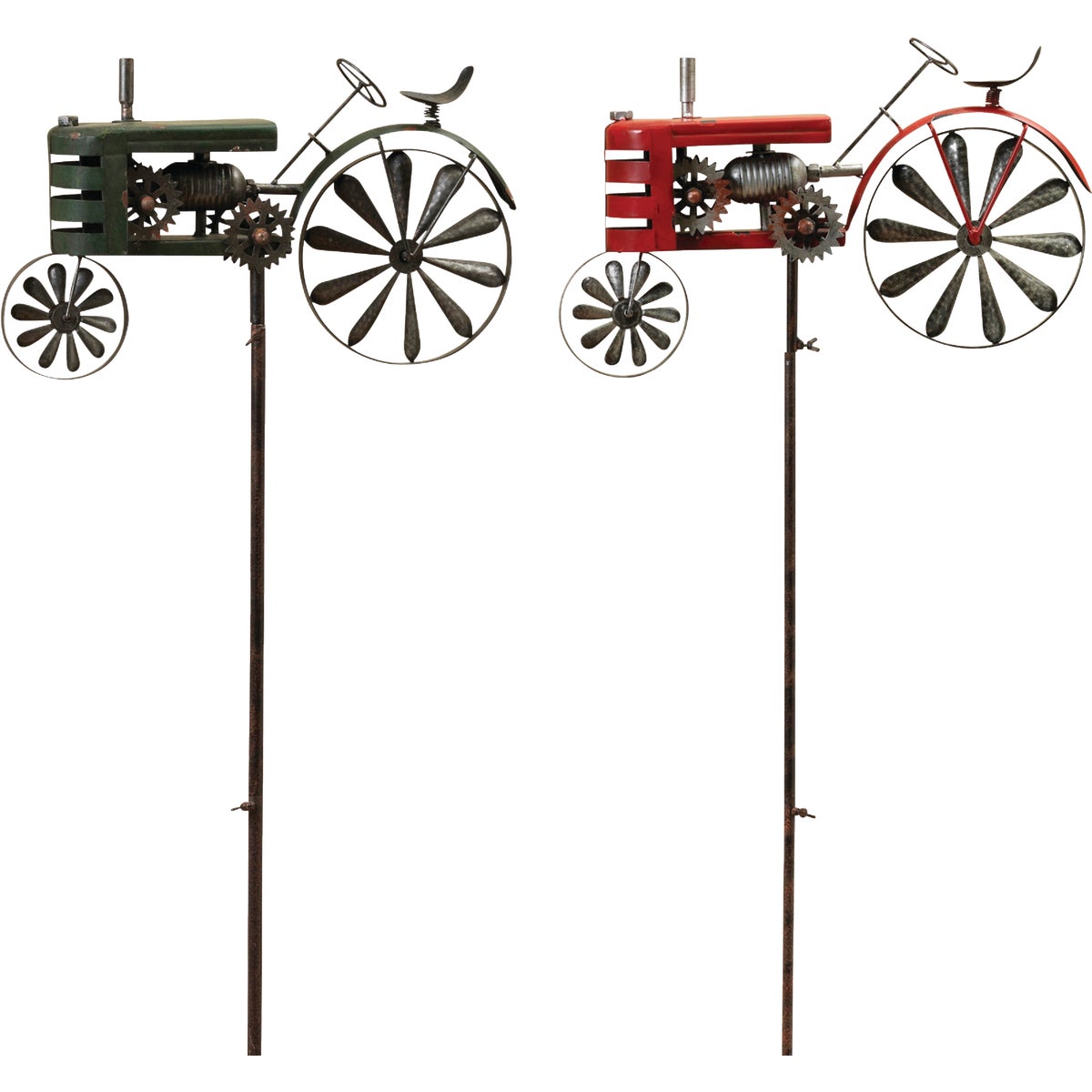 Gerson Spring GIL 63 In. H. Tractor Wind Spinner Lawn Ornament Stake