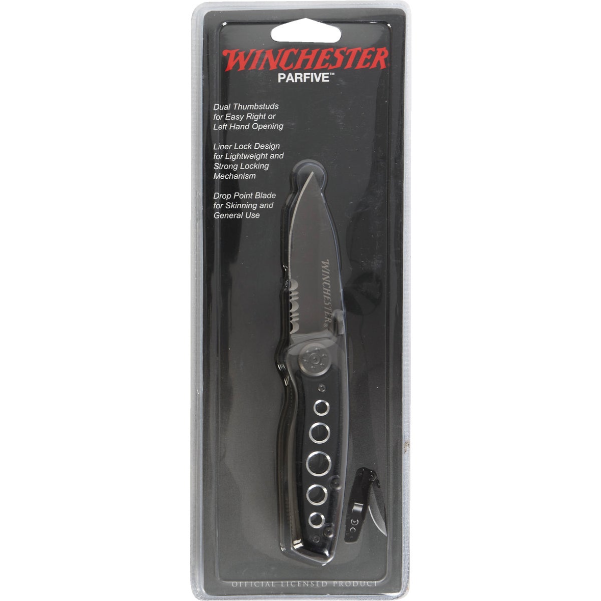 Winchester Parfive Drop Point 3-1/2 In. Folding Knife