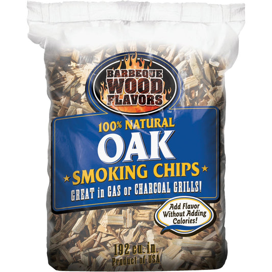 Barbeque Wood Flavors 192 Cu. In. Oak Smoking Chips