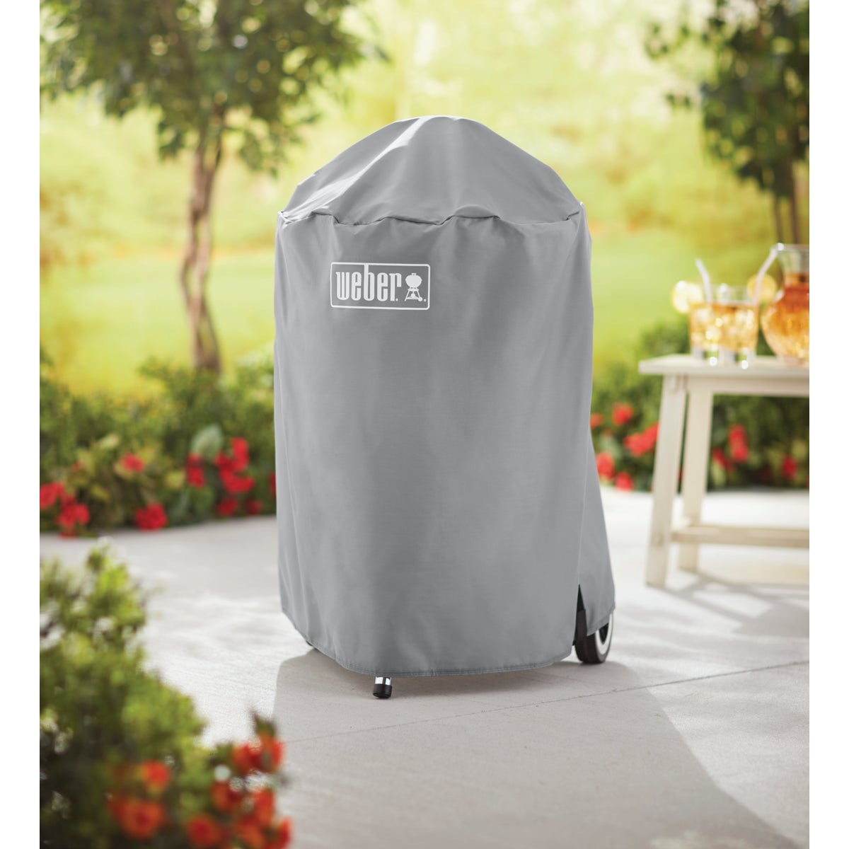 Weber 18 In. Gray Vinyl Kettle Grill Cover