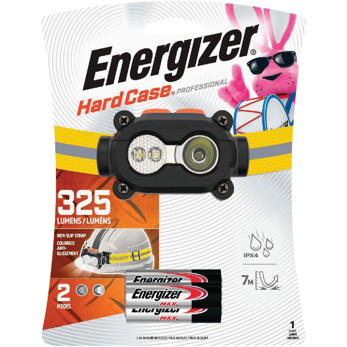 Energizer Hard Case Professional 325 Lm. LED 3AAA Headlamp