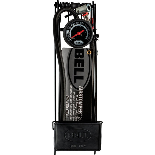 Bell Sports Airstomper 200 100 psi Steel Frame Multi-Sport Foot Pump