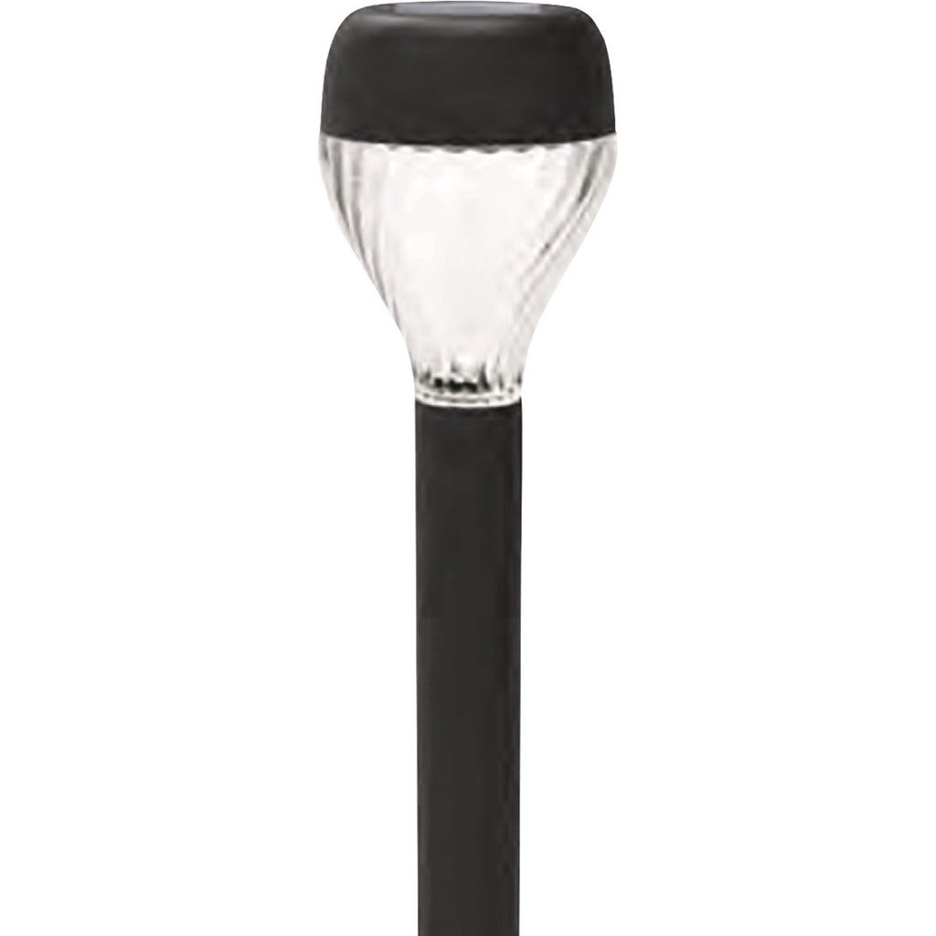 Moonrays Black 1.2 Lm. Plastic Swirl Lens Solar Path Light