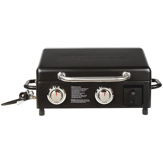 Pit Boss 2-Burner Black & Stainless Steel 18,000 BTU 320 Sq. In. Outdoor LP Gas Griddle