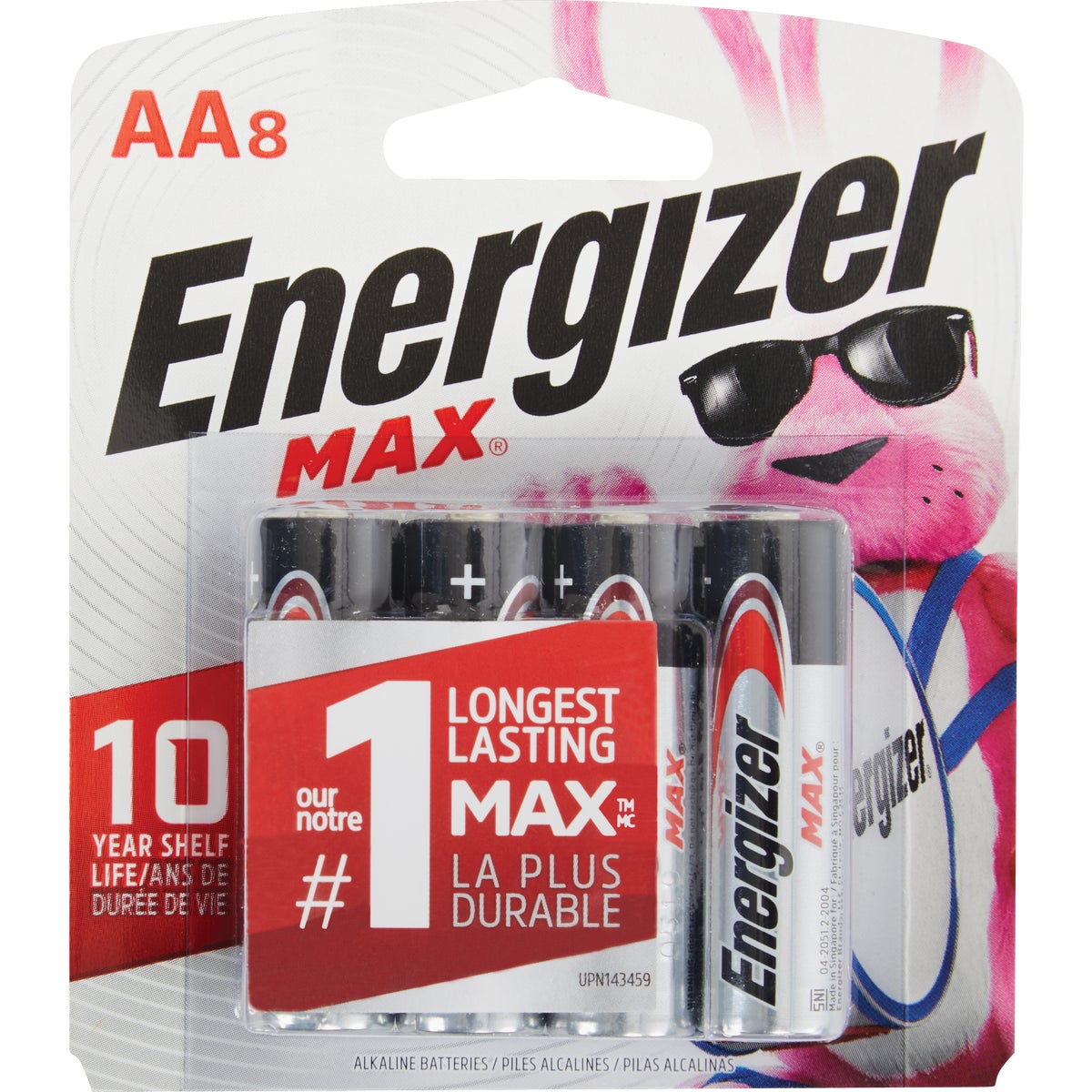 Energizer Max AA Alkaline Battery (8-Pack)