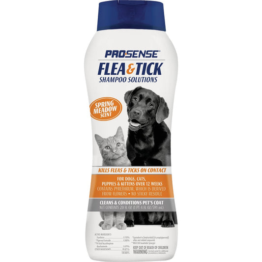 Pro-Sense 20 Oz. Fresh Scent Flea & Tick Shampoo For Pets