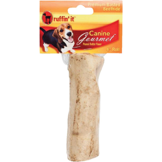 Westminster Pet Ruffin' it Peanut Butter 4 In. to 5 In. Chew Roll