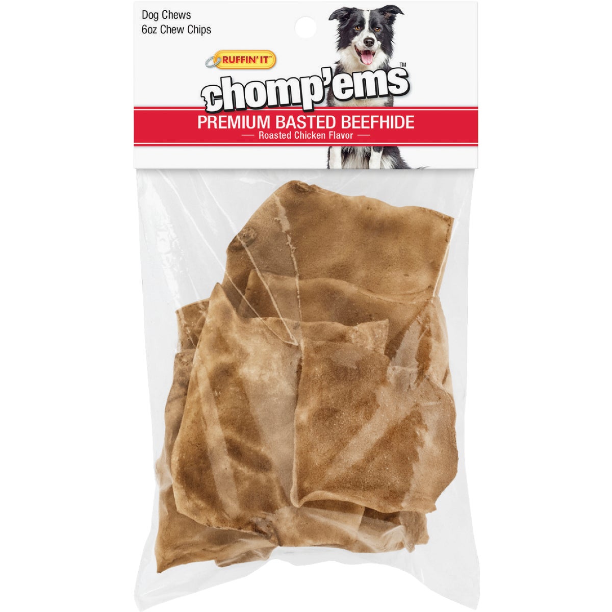 Westminster Pet Ruffin' it Chomp'ems Chicken 6 Oz. Rawhide Chips