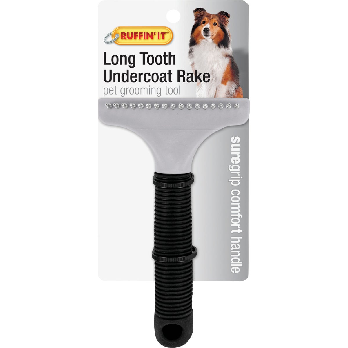 Westminster Pet Ruffin' it Plastic Undercoat Grooming Pet Brush