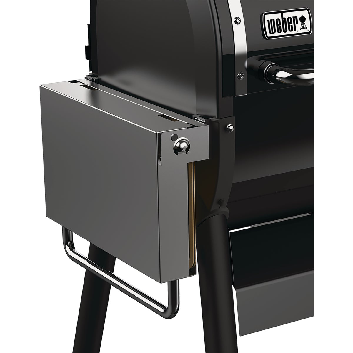 Weber SmokeFire Side Folding 15.58 In. W. x 5.71 In. L. Stainless Steel Grill Shelf