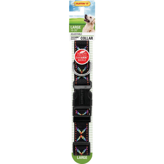 Westminster Pet Ruffin' it Designer 18 In. to 26 In. Nylon Dog Collar