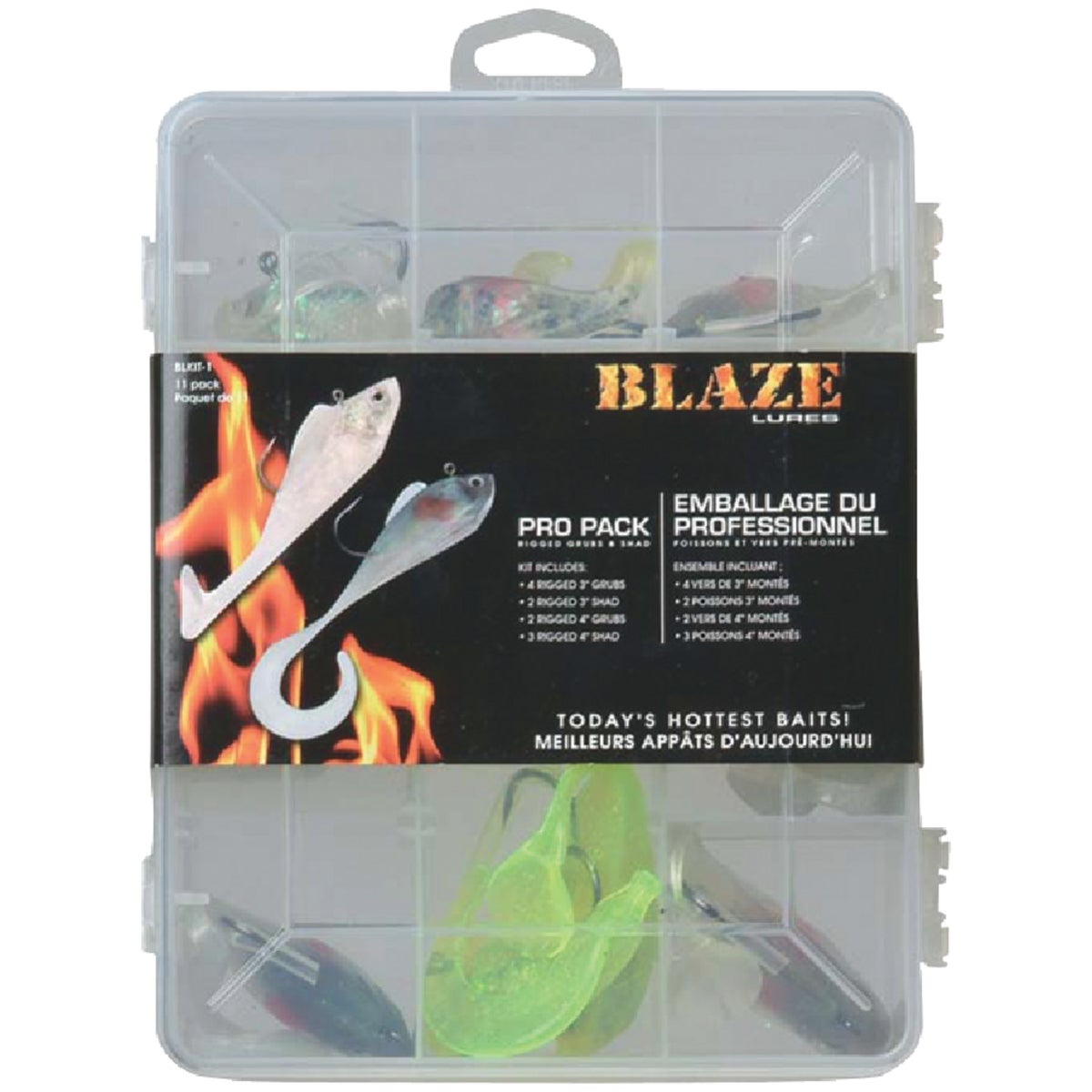 Blaze 11-Piece Assorted Fishing Lure Kit