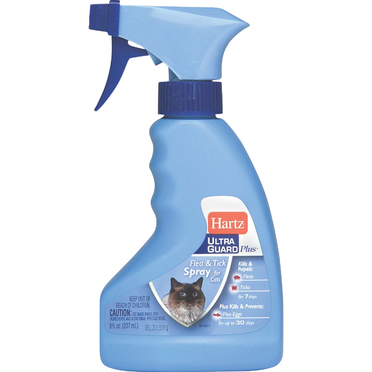 Hartz UltraGuard Plus 30-Day 8 Oz. Flea & Tick Treatment Spray For Cats