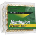 Remington Golden Bullet .22 LR 40 Grain Rimfire Rimfire Ammunition Cartridges